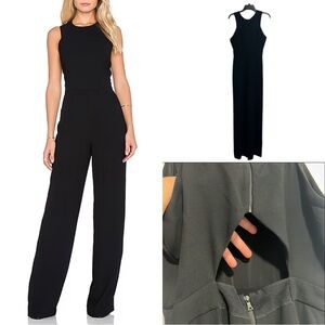 Sam Edelman Cut Out Back Netted Waist Halter Jumpsuit Sz‎ 6